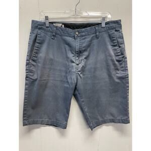 Volcom Men's Shorts Size 33 Blue/Gray color
